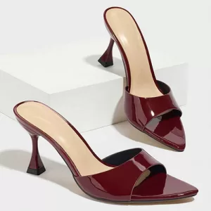 High Heel Sandal Slides