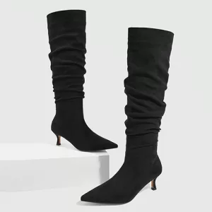 Stiletto Knee-High Boots
